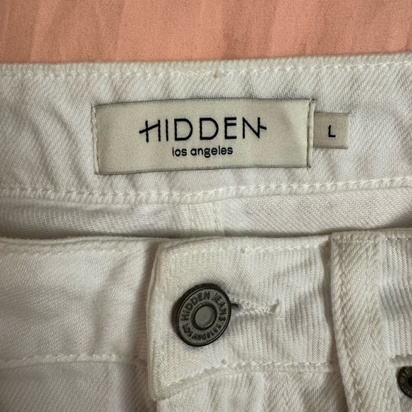 HIDDEN Peyton WHITE FRONT SLIT MIDI SKIRT - Women’s Large - Picture 10 of 14